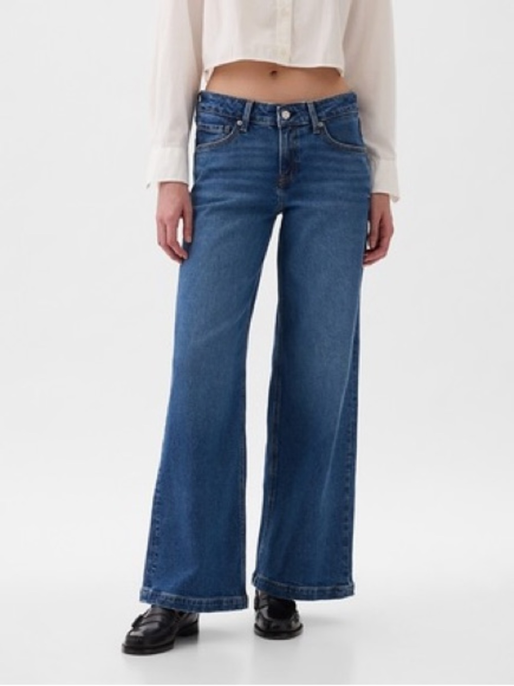 GAP | Low Rise Stride Wide Leg Jeans